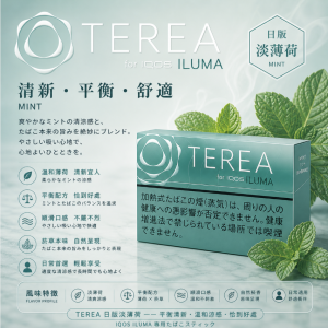 日版 TEREA煙彈 淡薄荷 IQOS加熱菸主機專用整條煙 10包