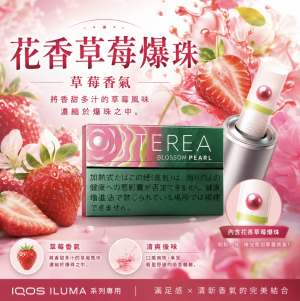 日版 TEREA煙彈 草莓爆珠/花朵珍珠 IQOS加熱煙主機專用整條煙 10包