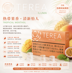 日版 TEREA煙彈 熱帶水果 IQOS加熱菸主機專用整條煙 10包